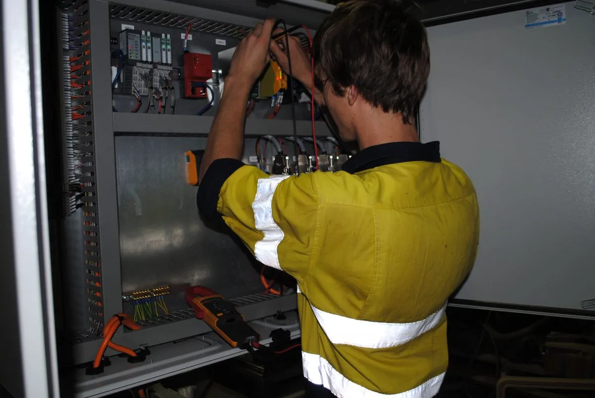 Testing within a control panel