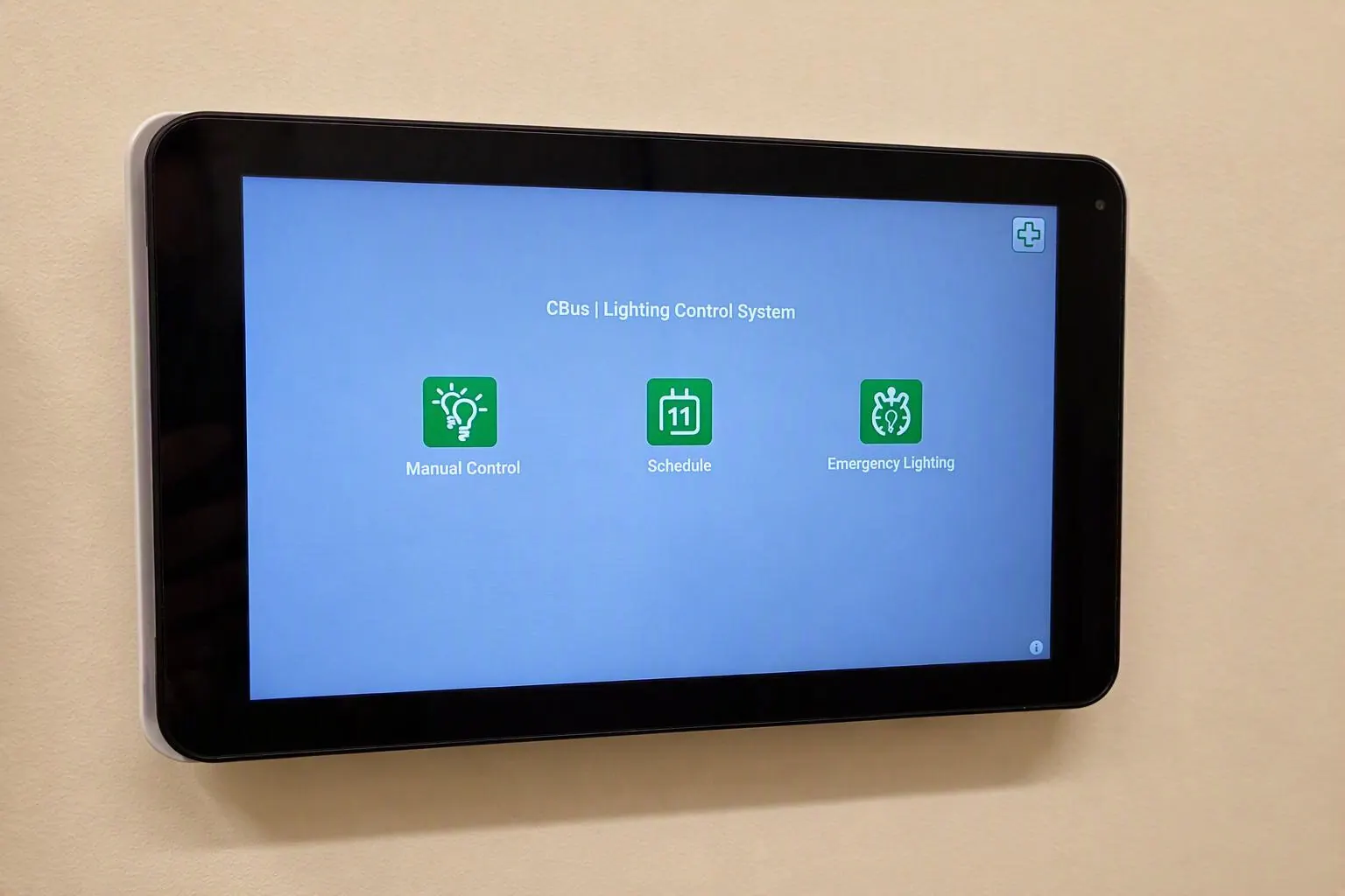 Touchscreen interface for onsite facility staff