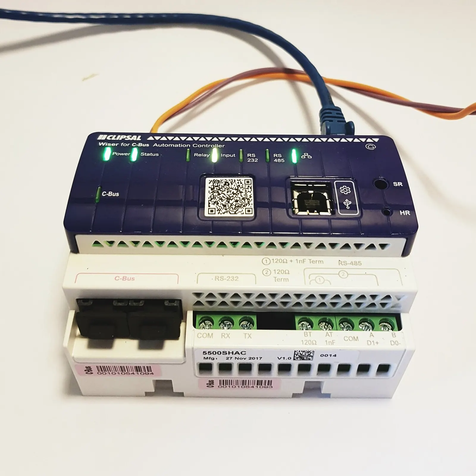 New automation controller being programmed before site installation